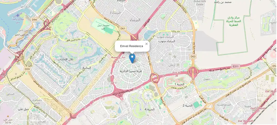 emvel-residenza-location-map