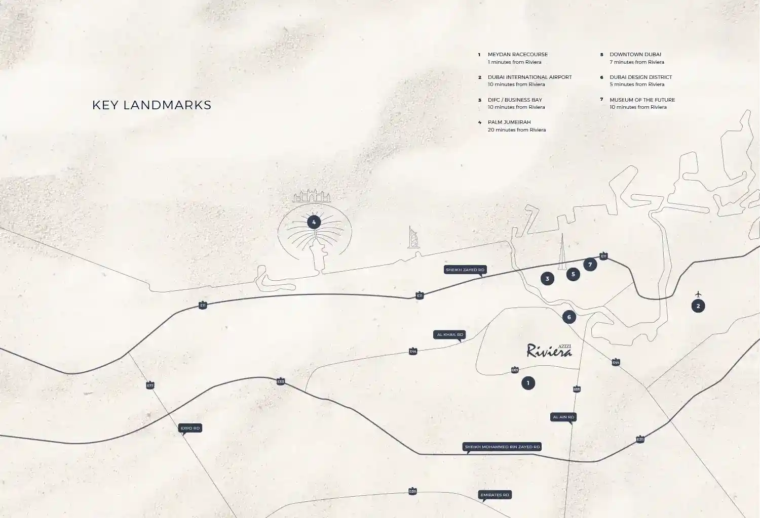 Master Plan of Azizi Riviera 62