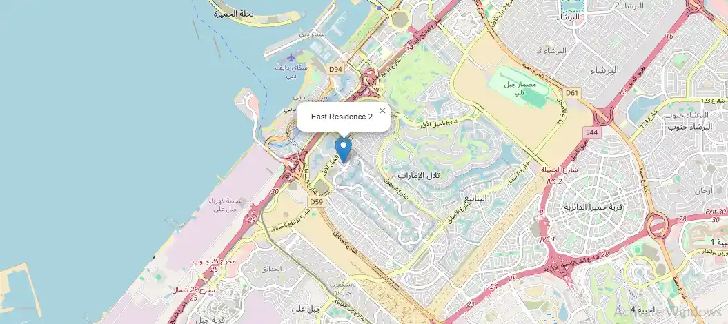 east-residence-2-location-map