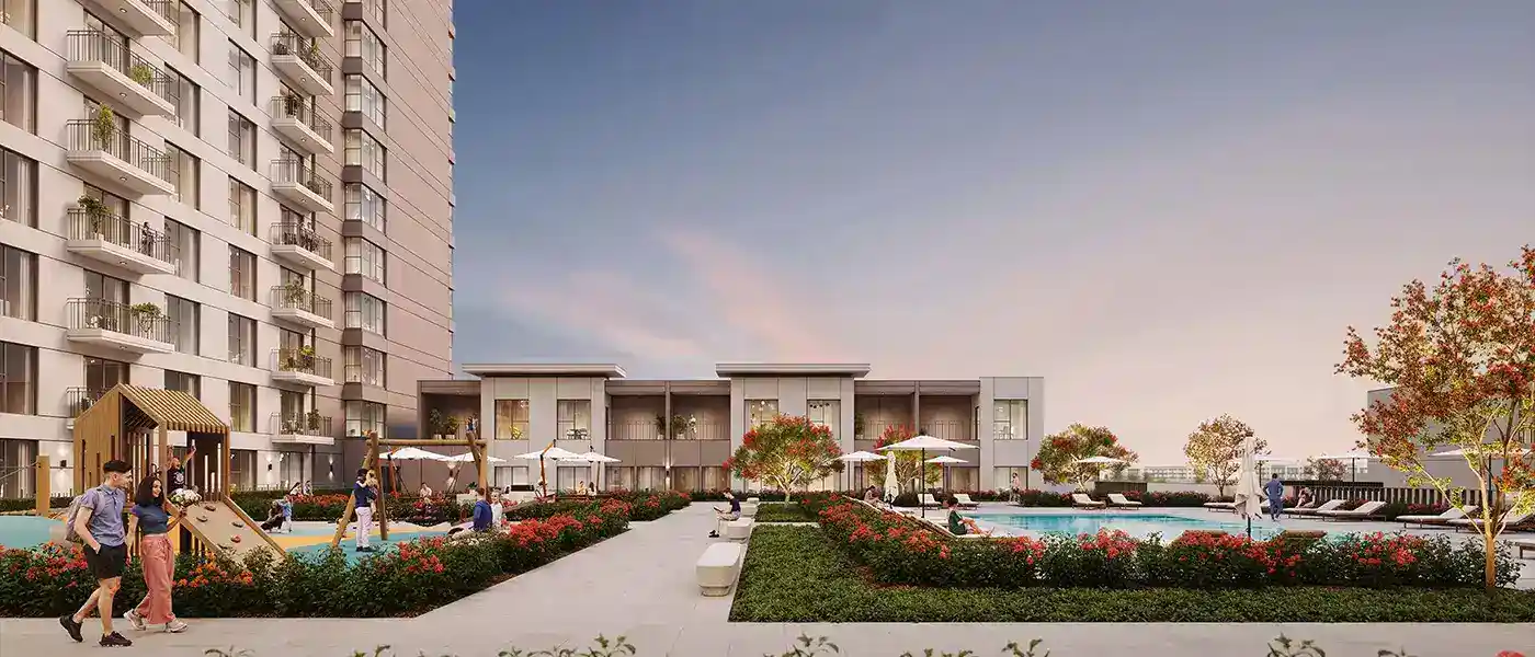 Belmont Apartment at Town Square Dubai by Nshama