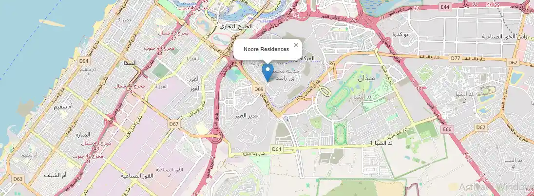 noore-residences-location-map