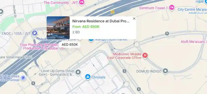 Master Plan of Nirvana Residence