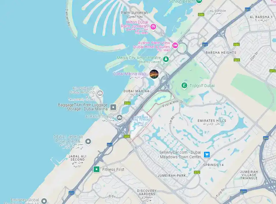 Location of Signature Lifestyle Residences