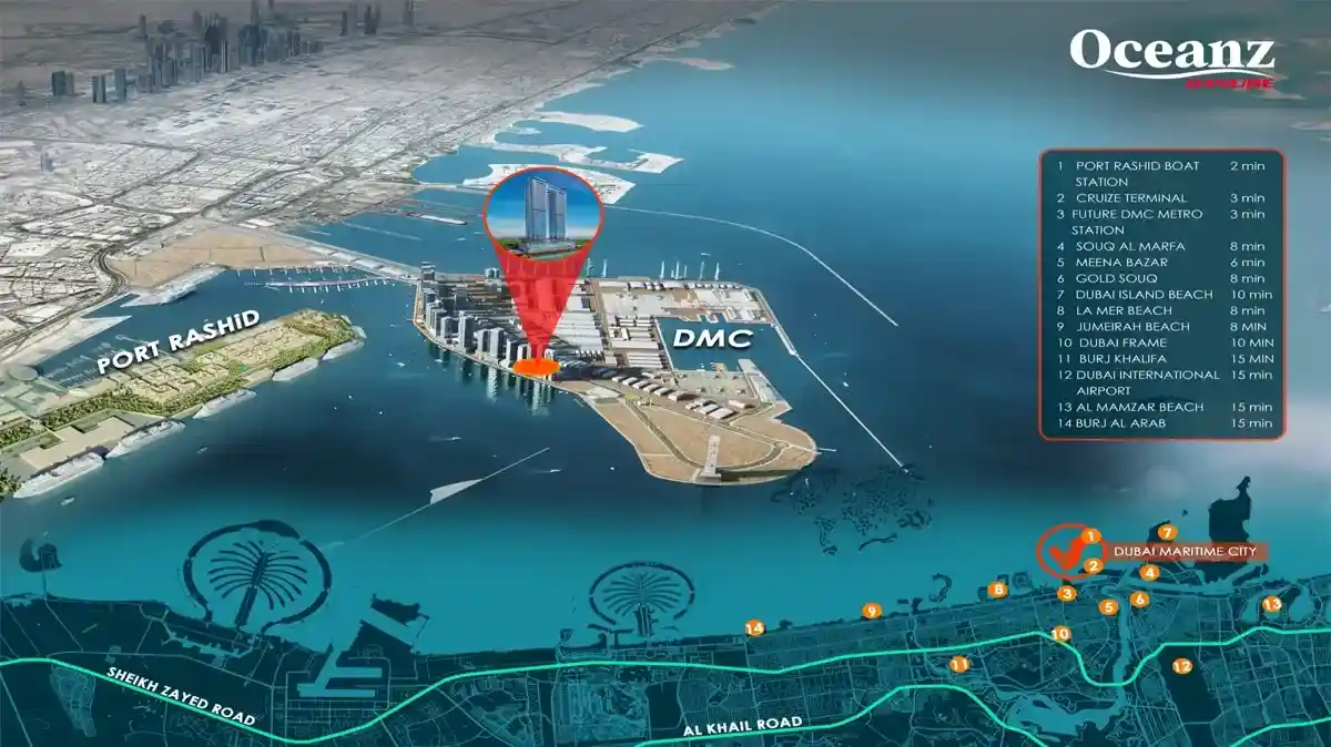 Location of Oceanz 2 Apartment 