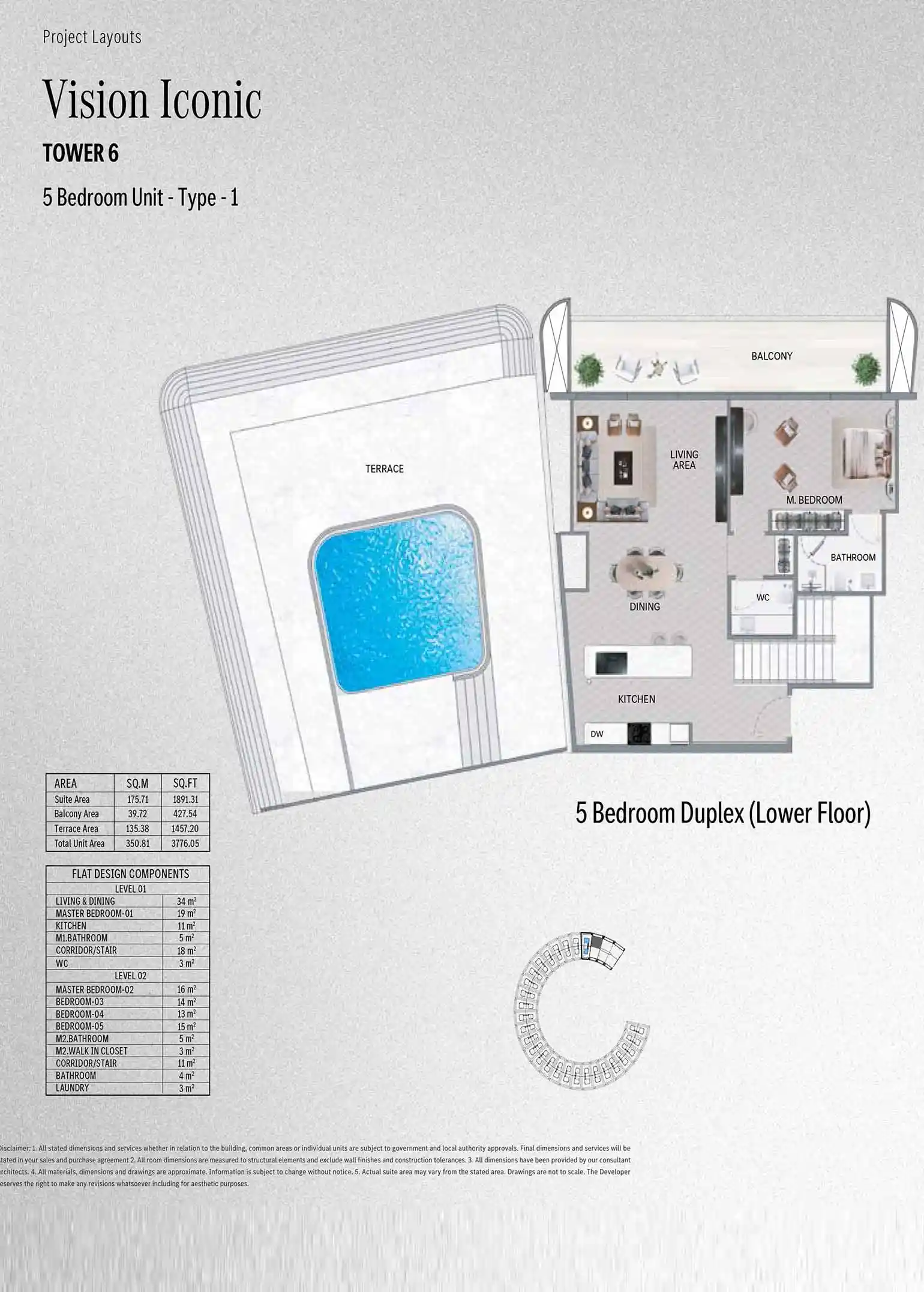 Type 1 (Lower Floor)