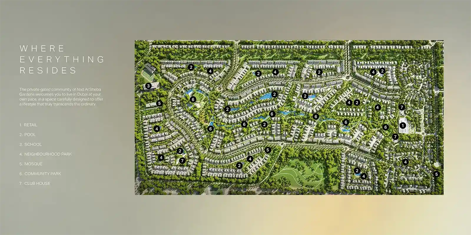 Master Plan of Nad Al Sheba Gardens 12