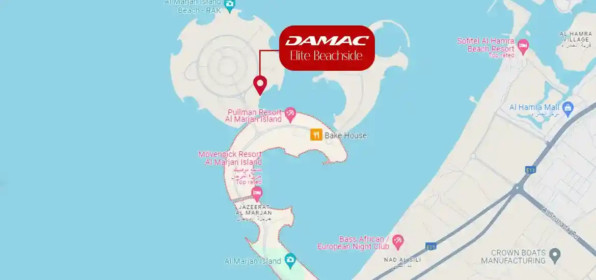 Location of Elite Beachside