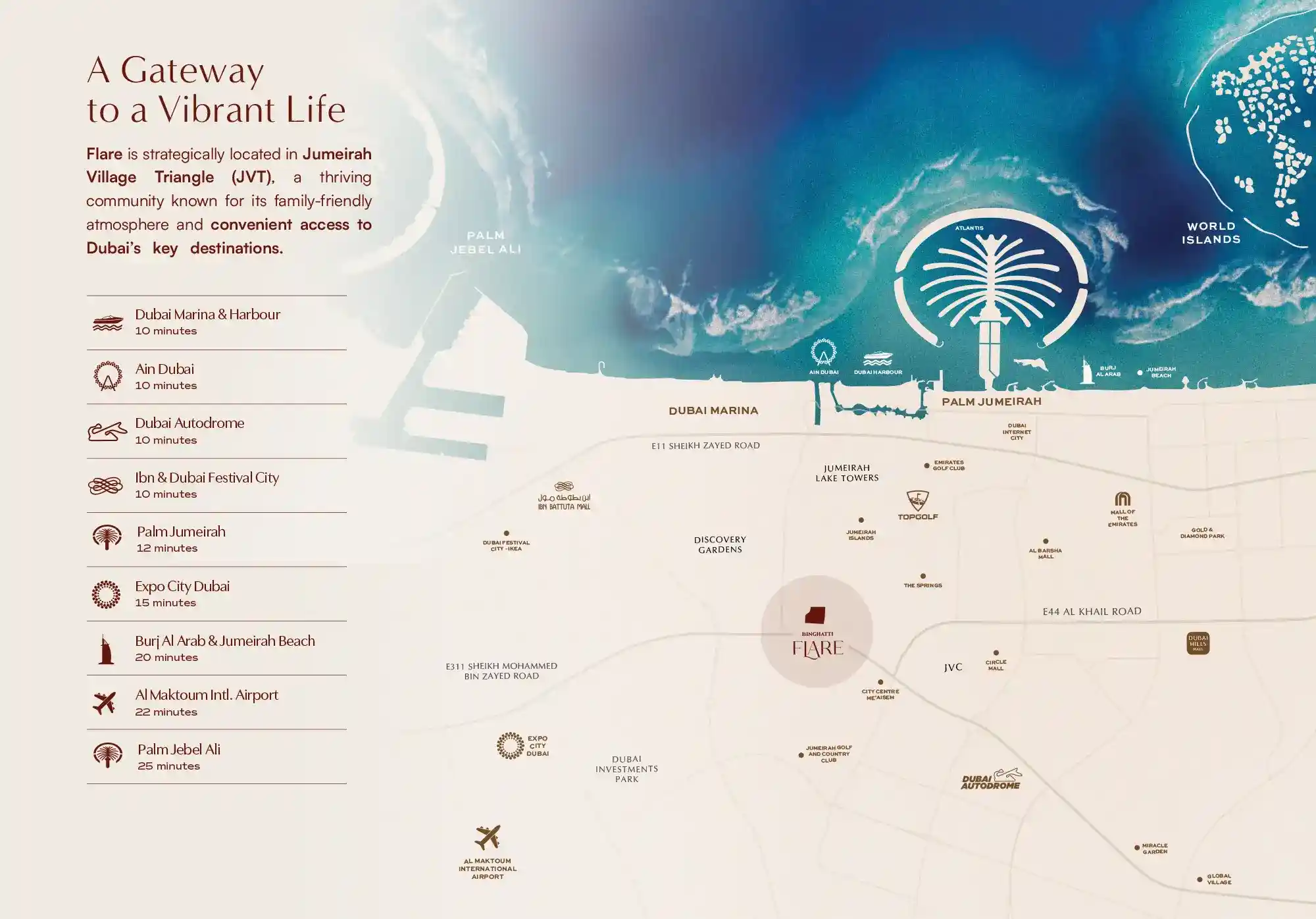 Master Plan of Binghatti Flare 2