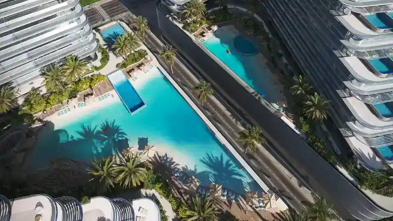 Binghatti Flare 2 Pool Top View