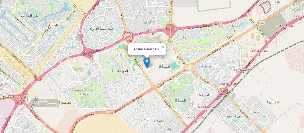 arisha-terraces-3-location-map