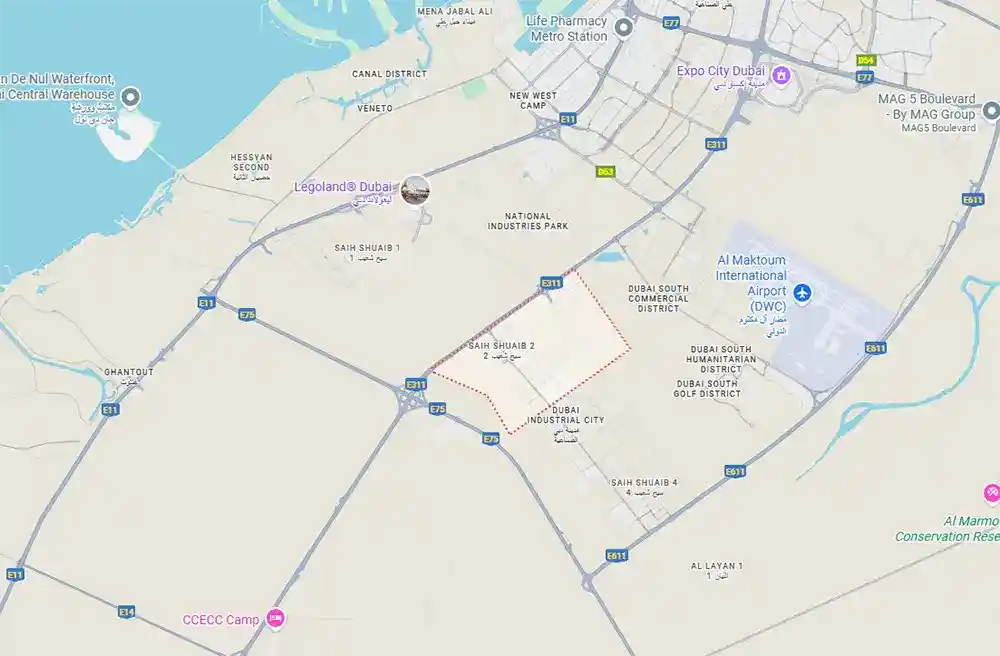 Location of South Lofts