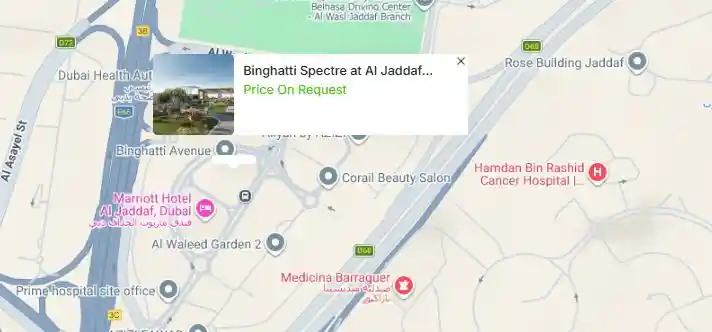 Location of Binghatti Spectre