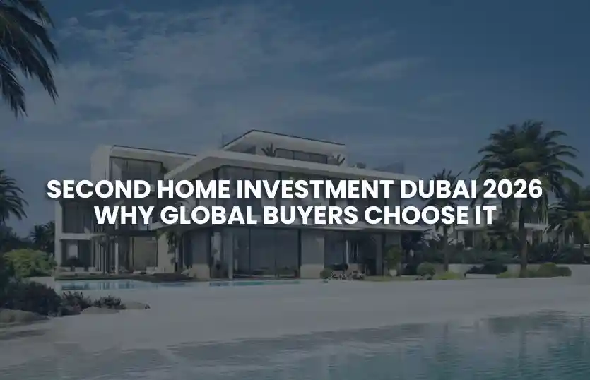Second Home Investment Dubai 2026: Why Global Buyers Choose It
