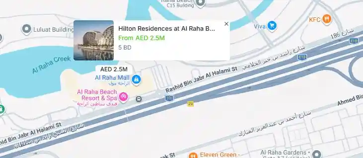 Masterplan of Hilton Residences