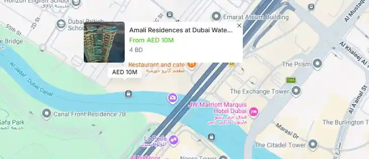 Master Plan of Amali Residences