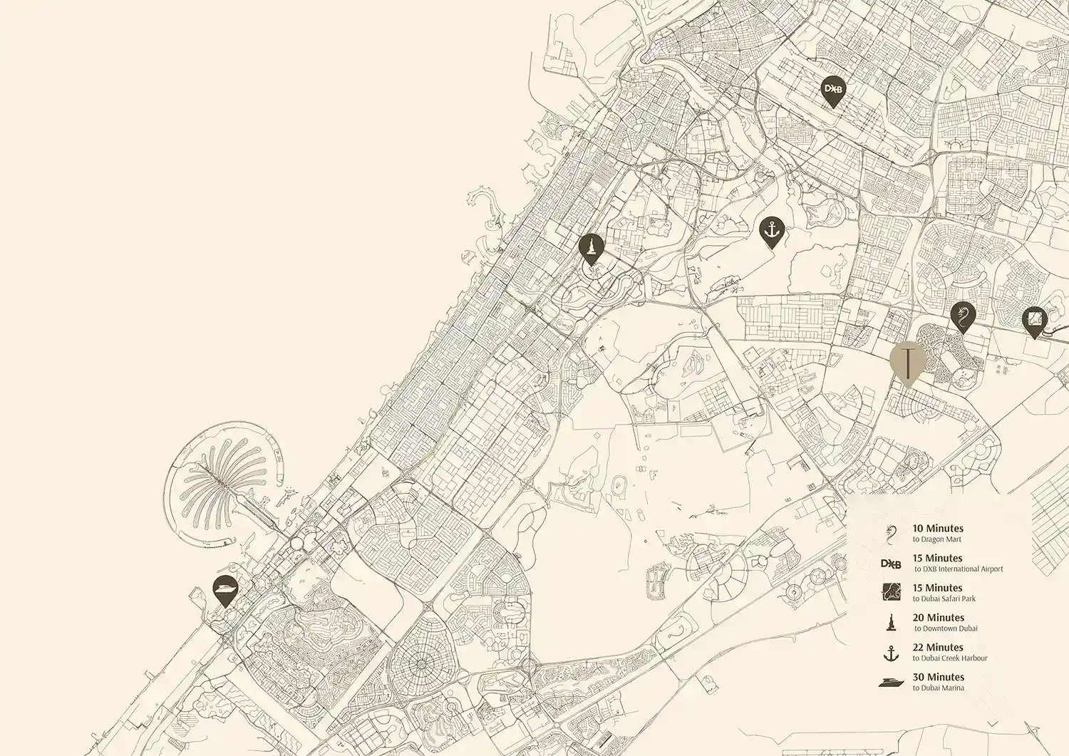 Location of Tavora Grand