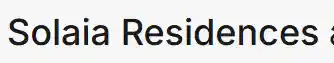 Solaia Residences Apartments by Gulf House at Palm Jumeirah