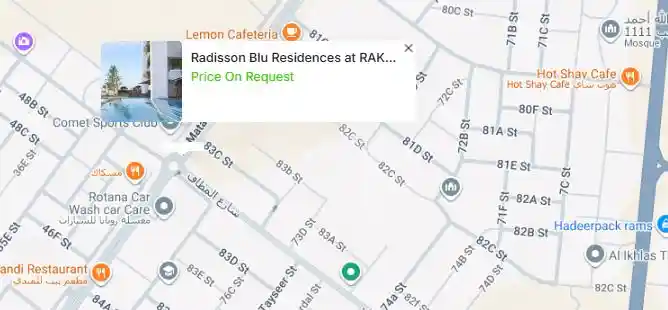 Master Plan of Radisson Blu Residences