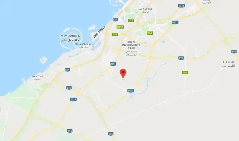 Location of Fairway Villas 