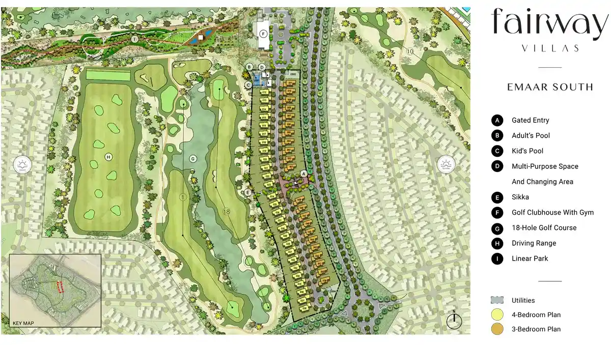 Master Plan of Fairway Villas