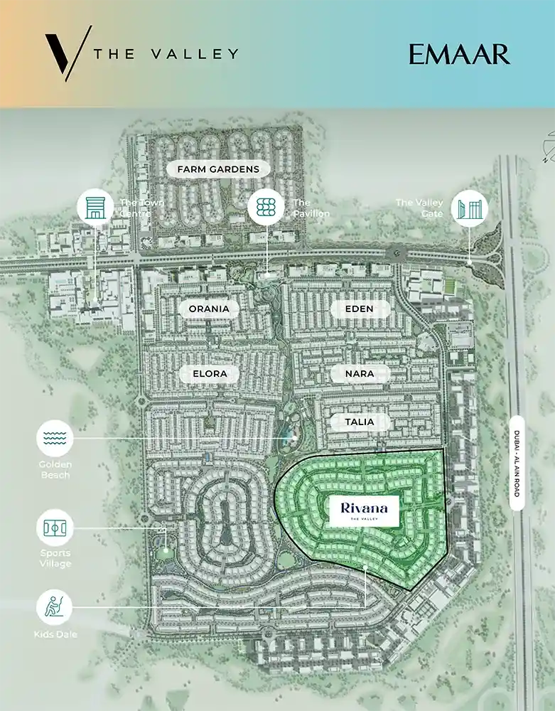 Master Plan of Rivana The Valley