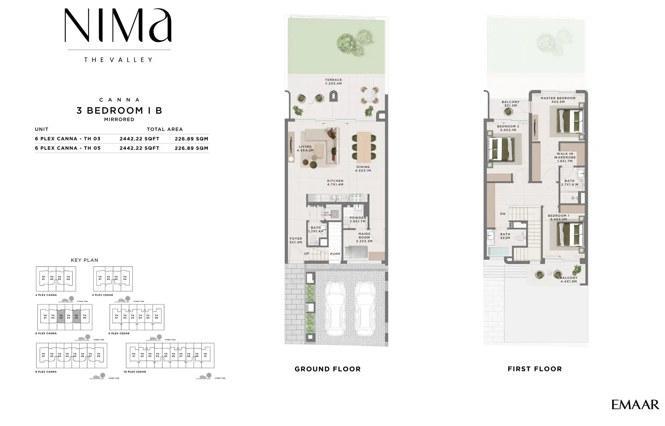 3 Bedroom B, Mirrored