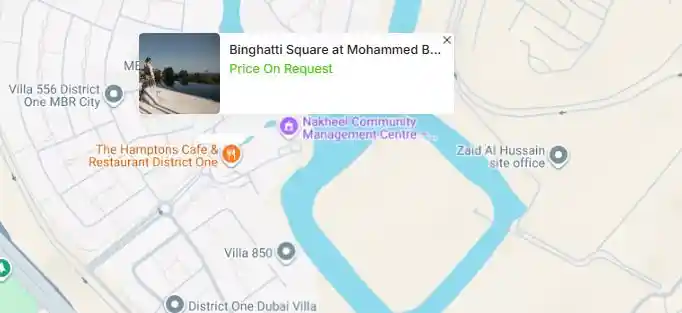 Master Plan of Binghatti Square
