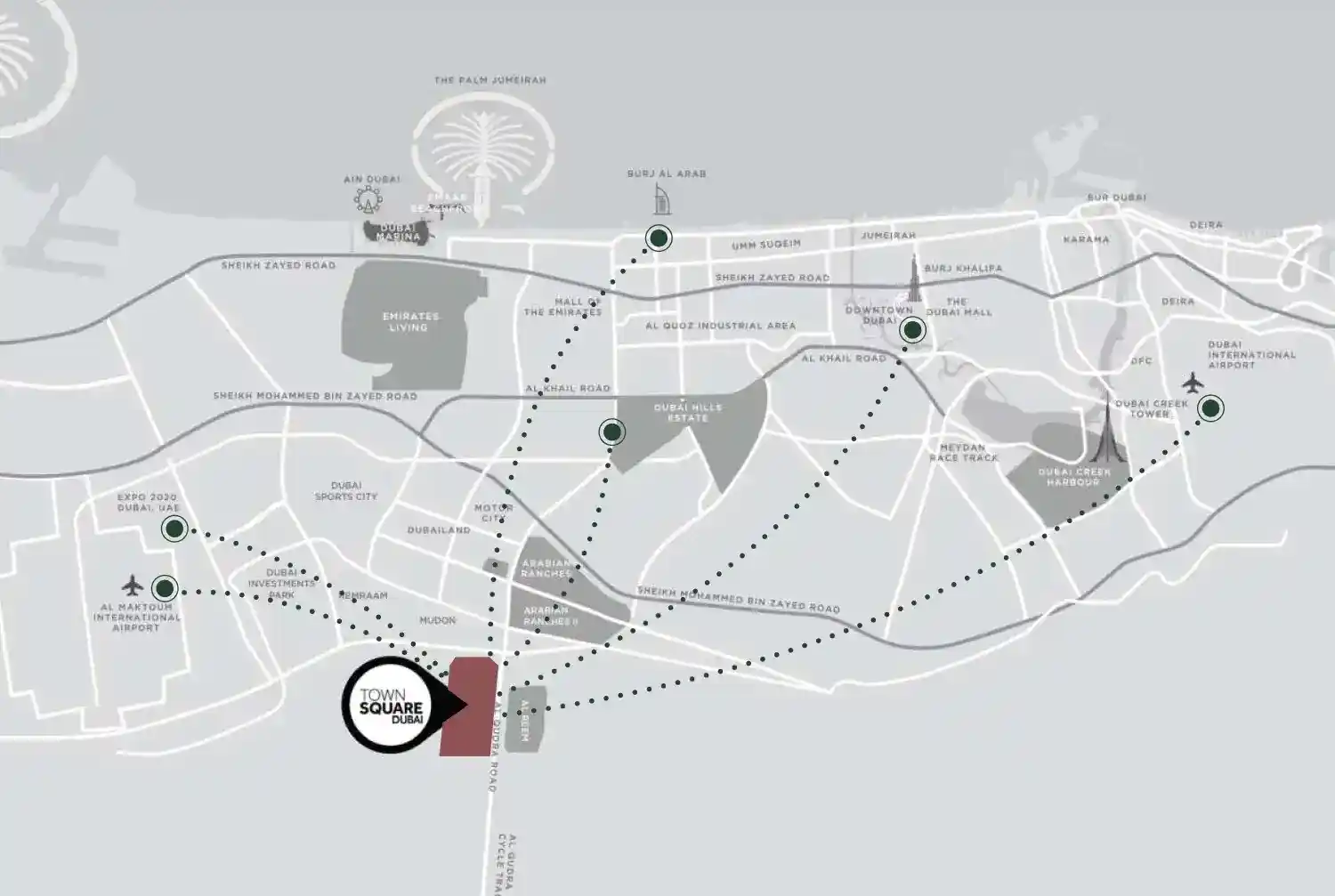 Location of Fiori Apartment 