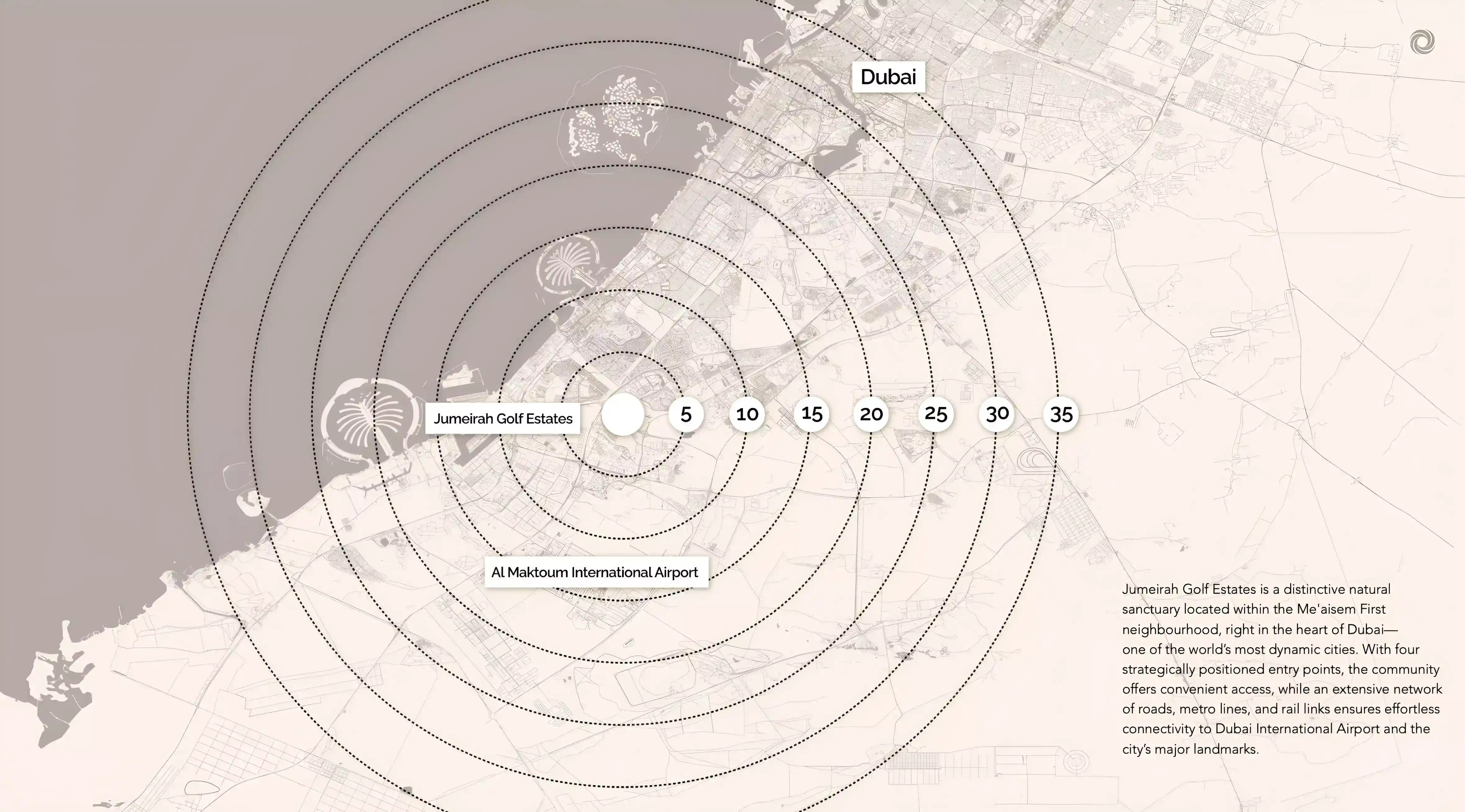 Location of Pinewood Estate Homes