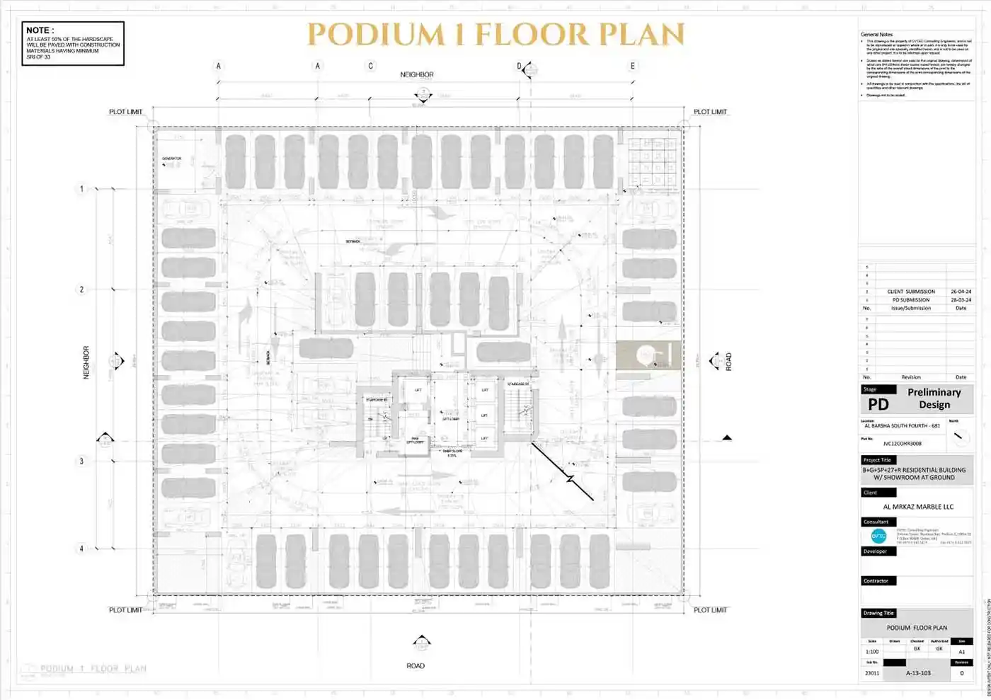 PODIUM I FLOOR PLAN