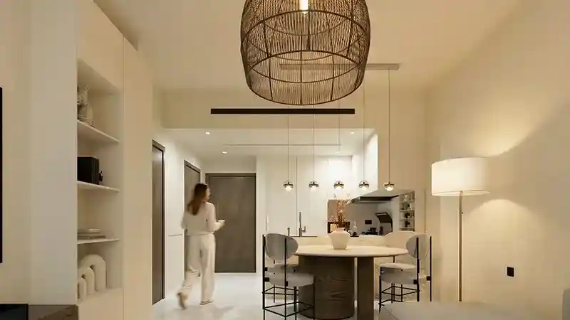 Dar Al Aiham One Kitchen & Dining Area