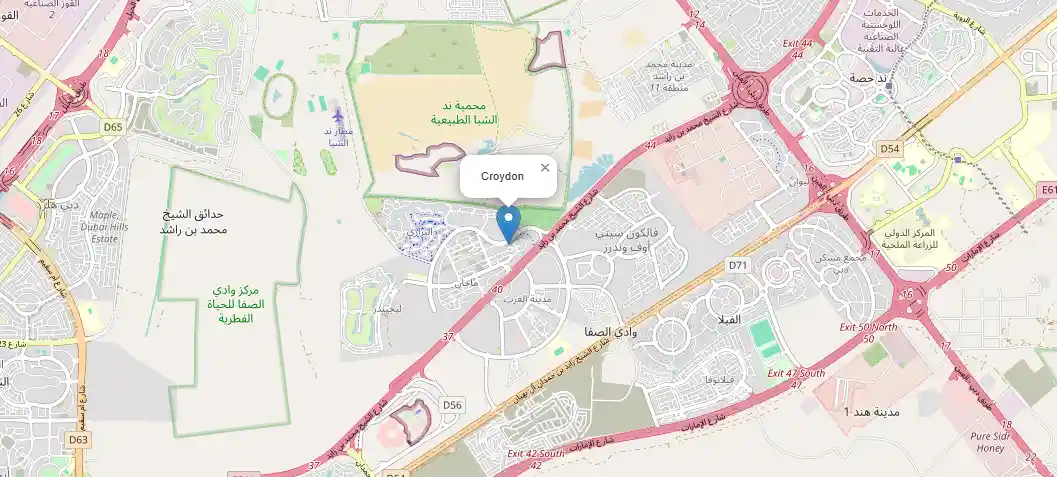 croydon-location-map