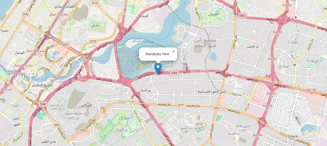 sanctuary-hive-location-map