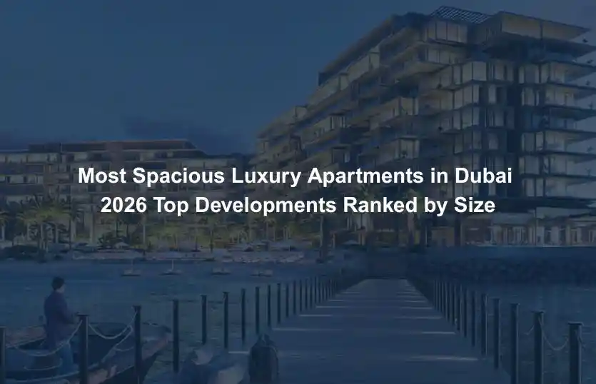 Most Spacious Luxury Apartments in Dubai 2026 Top Developments Ranked by Size