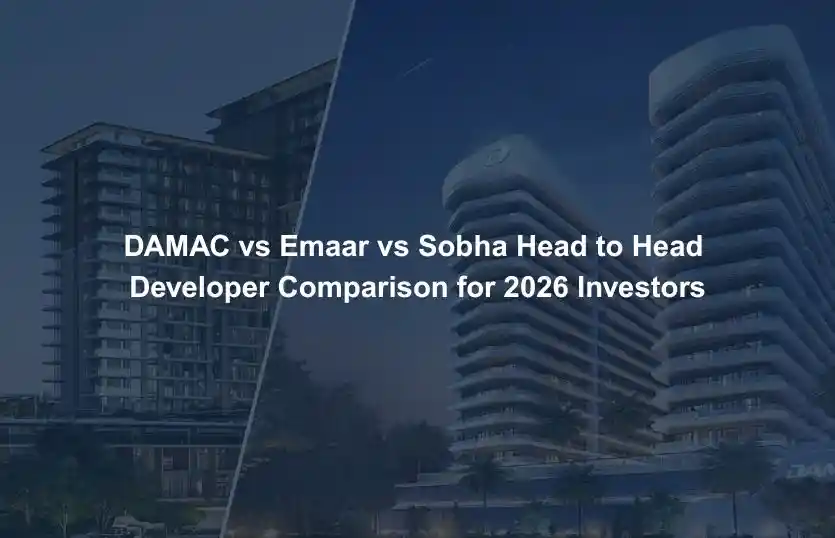 DAMAC vs Emaar vs Sobha Head to Head Developer Comparison for 2026 Investors
