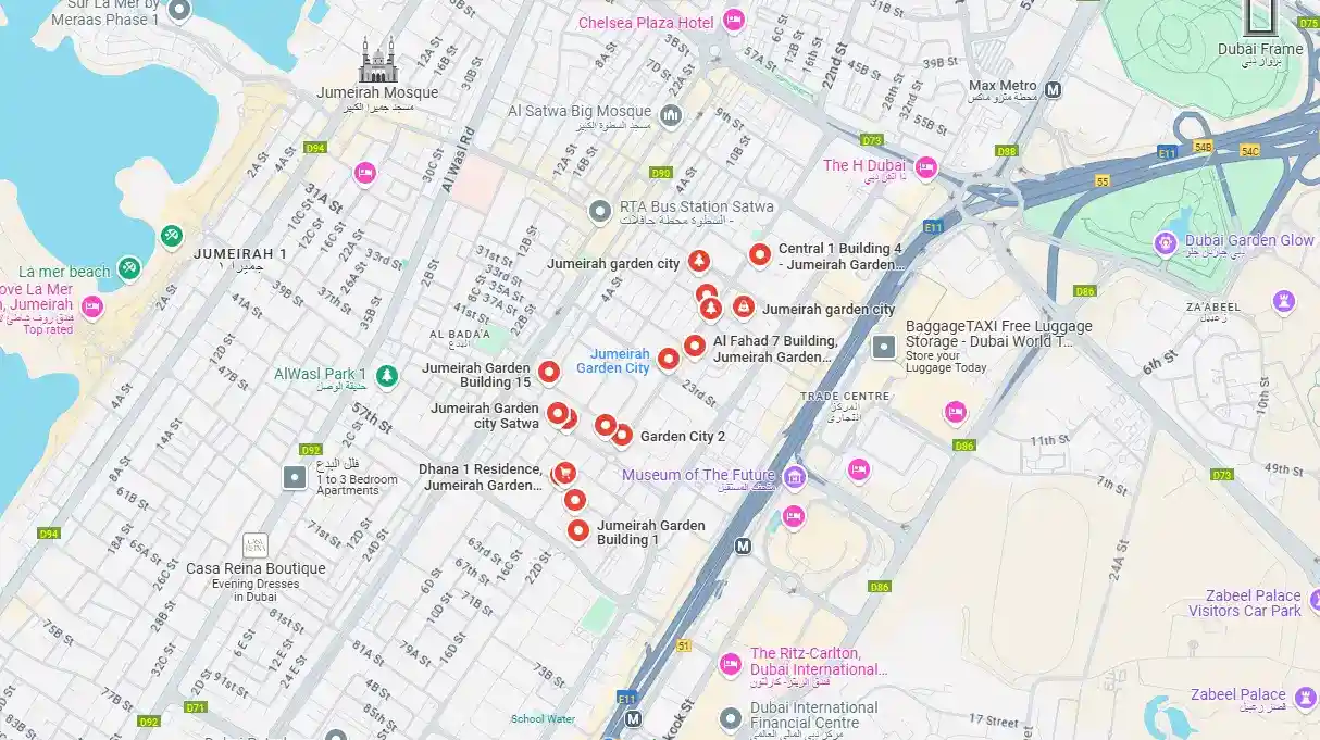 Master Plan of West 5 Residences