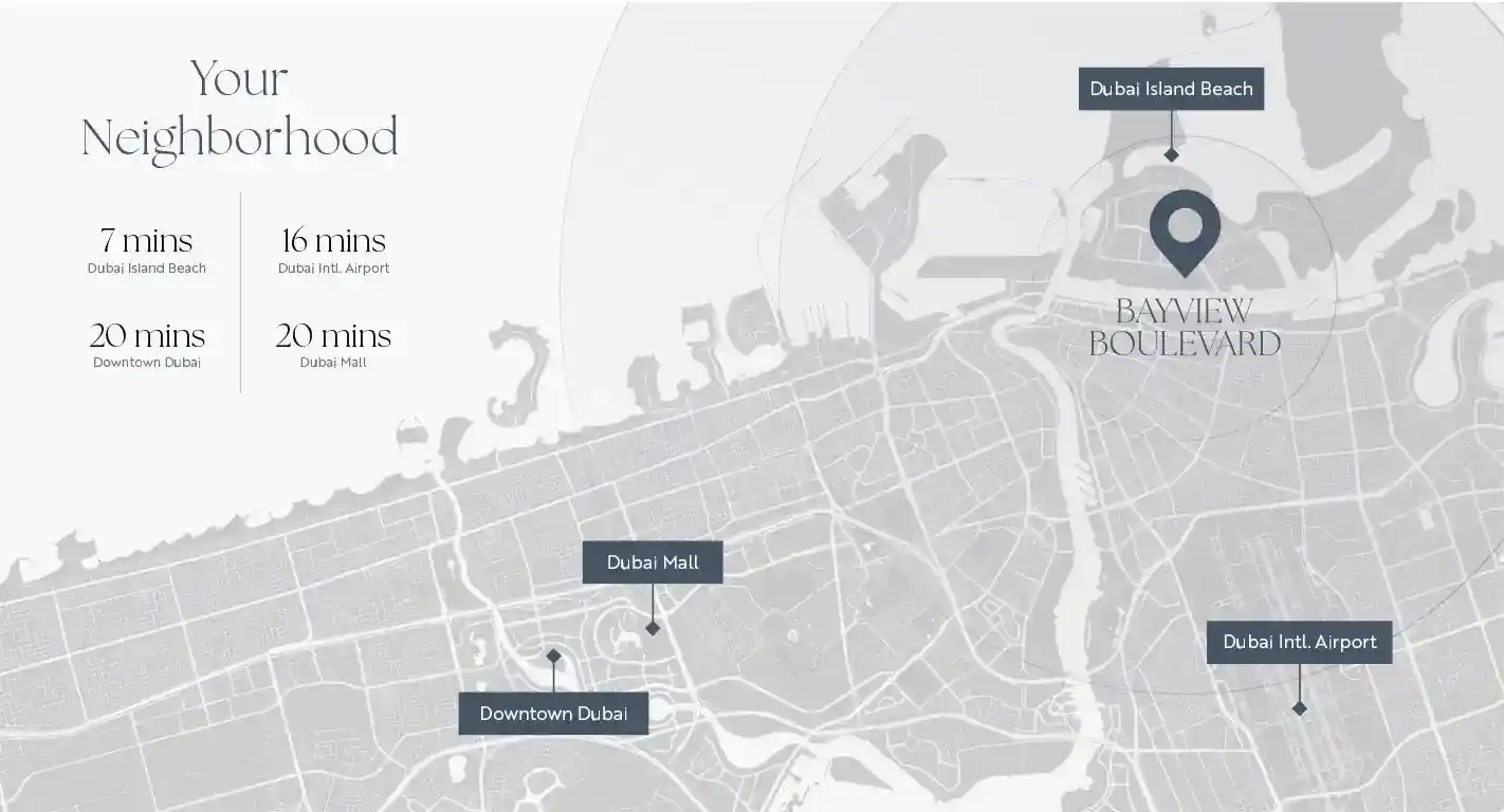 Master Plan of Bayview Boulevard