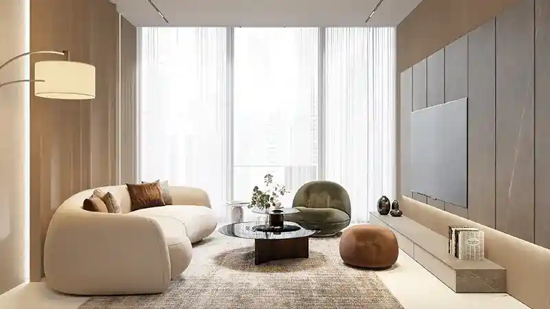 Bayview Boulevard Living Area