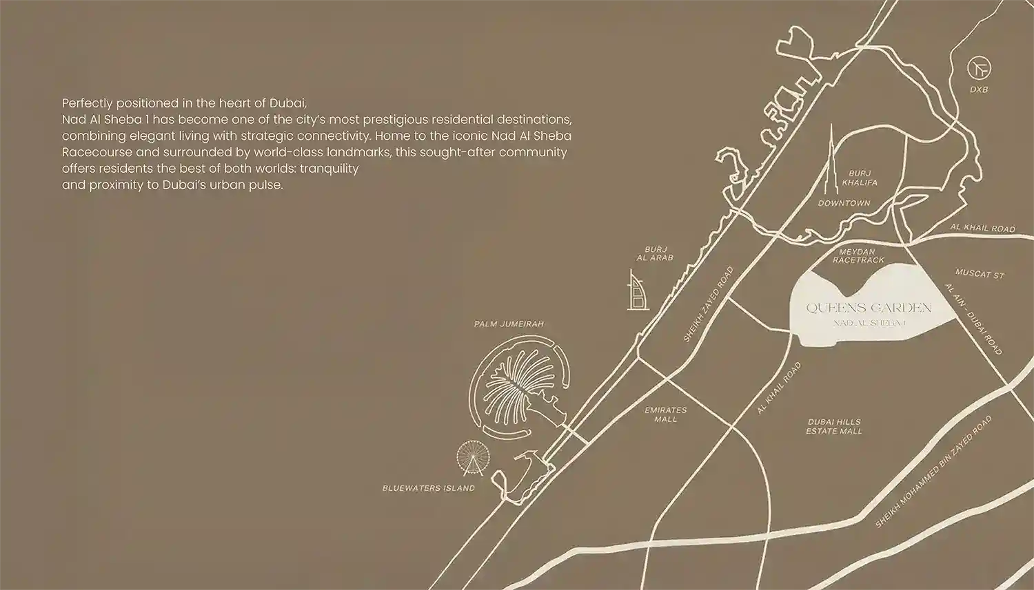 Master Plan of Queens Garden 