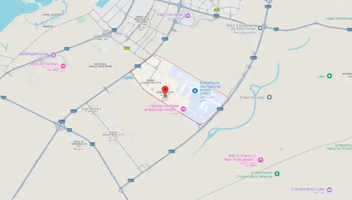 Location of Serene Residences