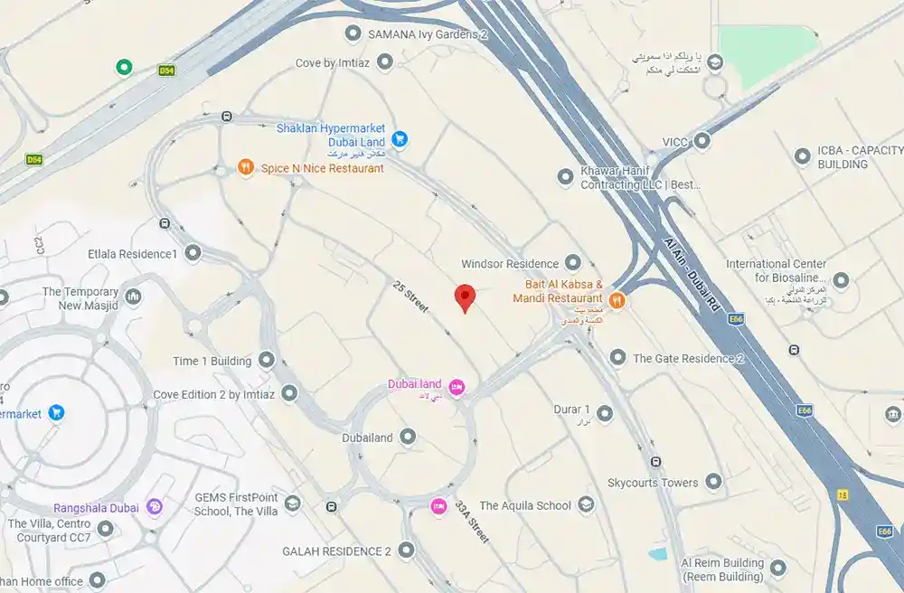 Location of KHK 31 Residence