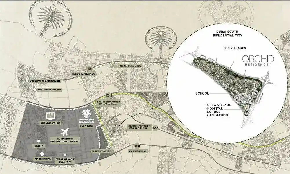 Master Plan of Orchid Residences 1