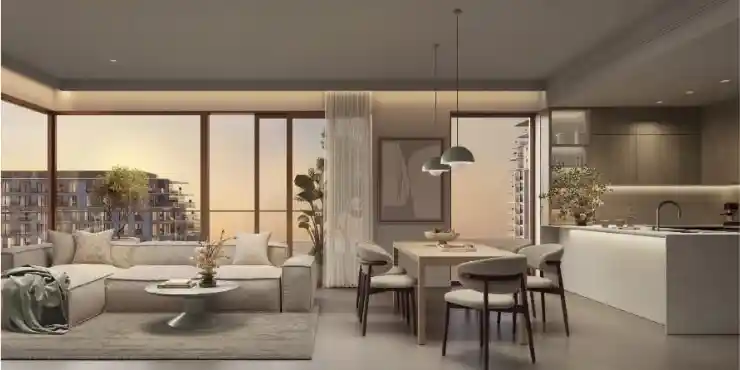 Lunara The Strand Kitchen & Dining Area