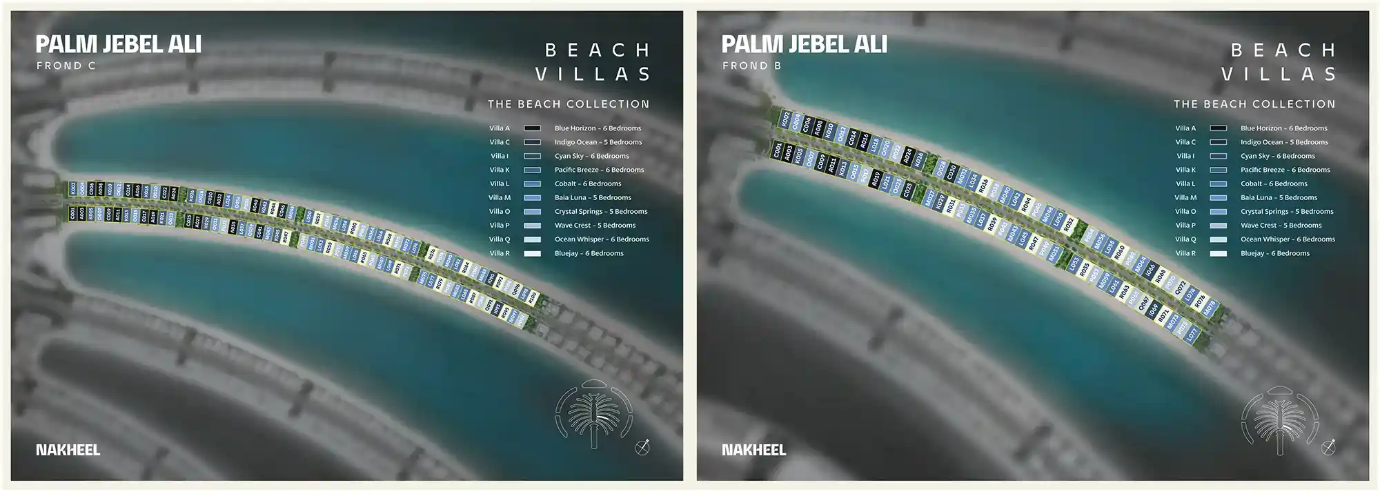 Master Plan of Villa Baia Luna