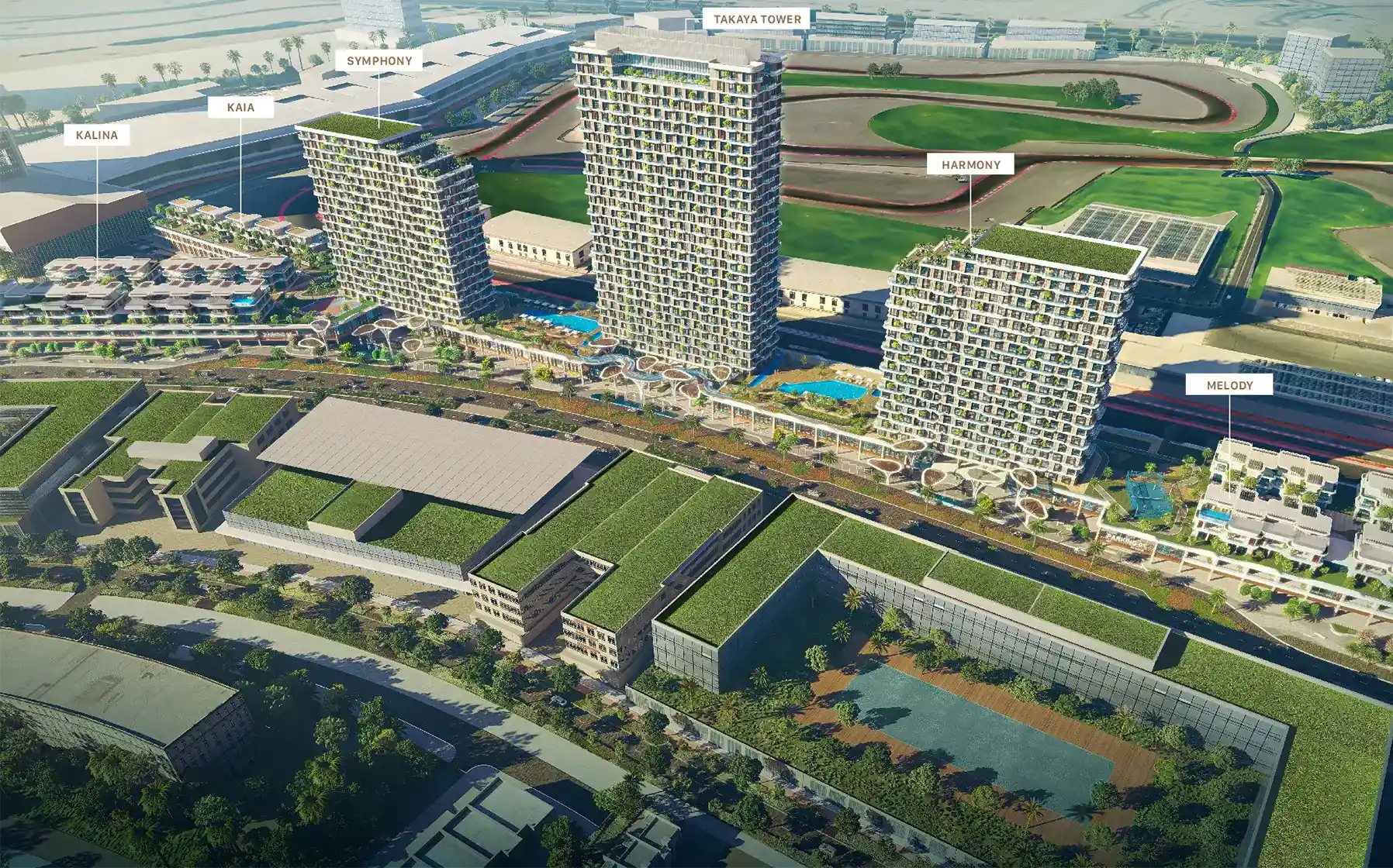 Masterplan of Takaya Kaia