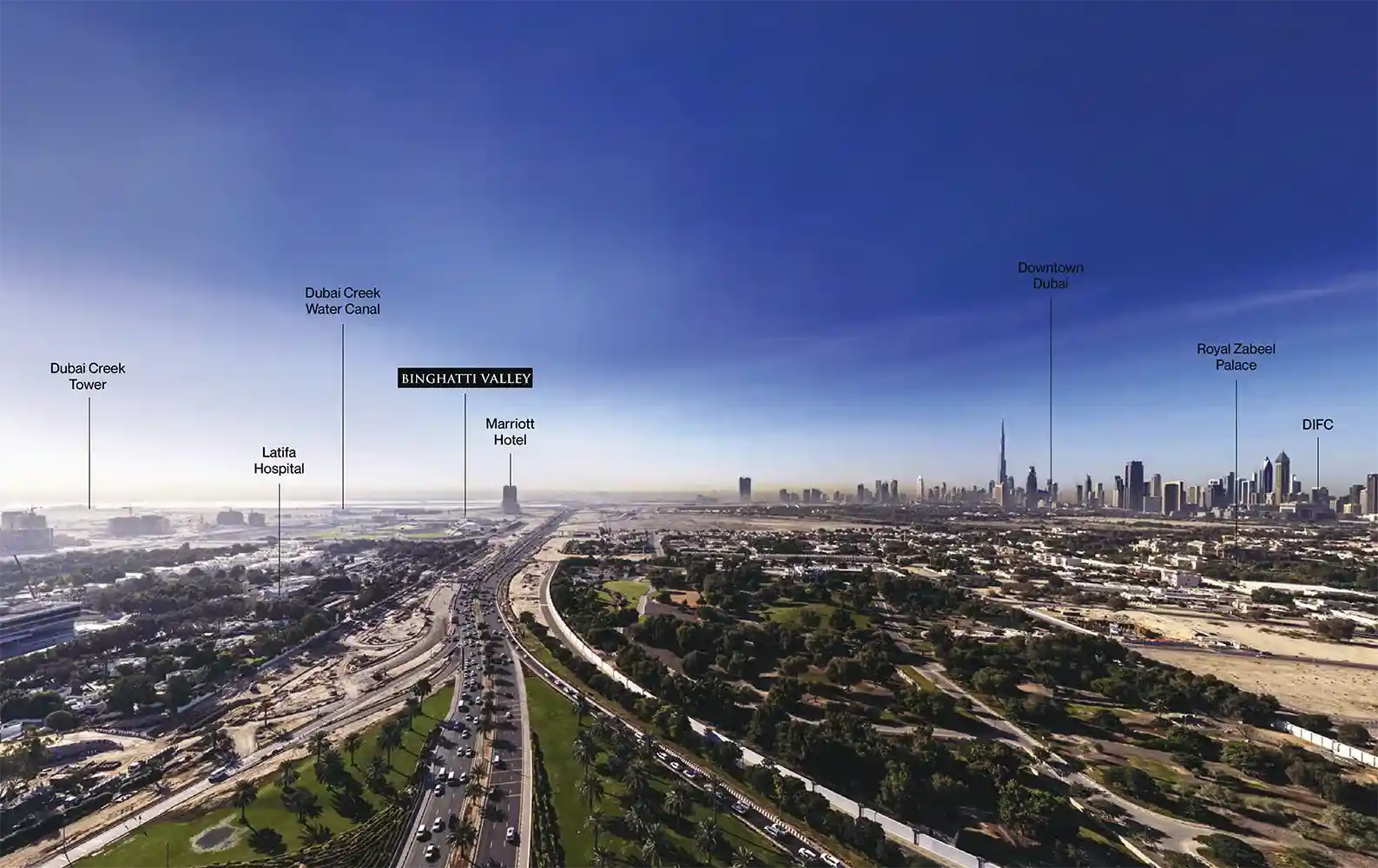 Masterplan of Binghatti Valley