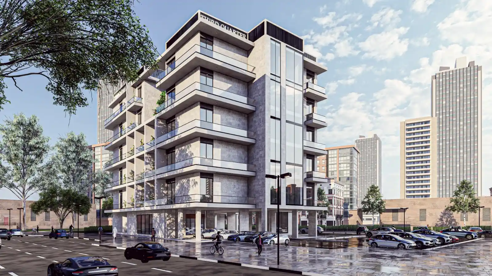 Al Reeman Gate Parking Area