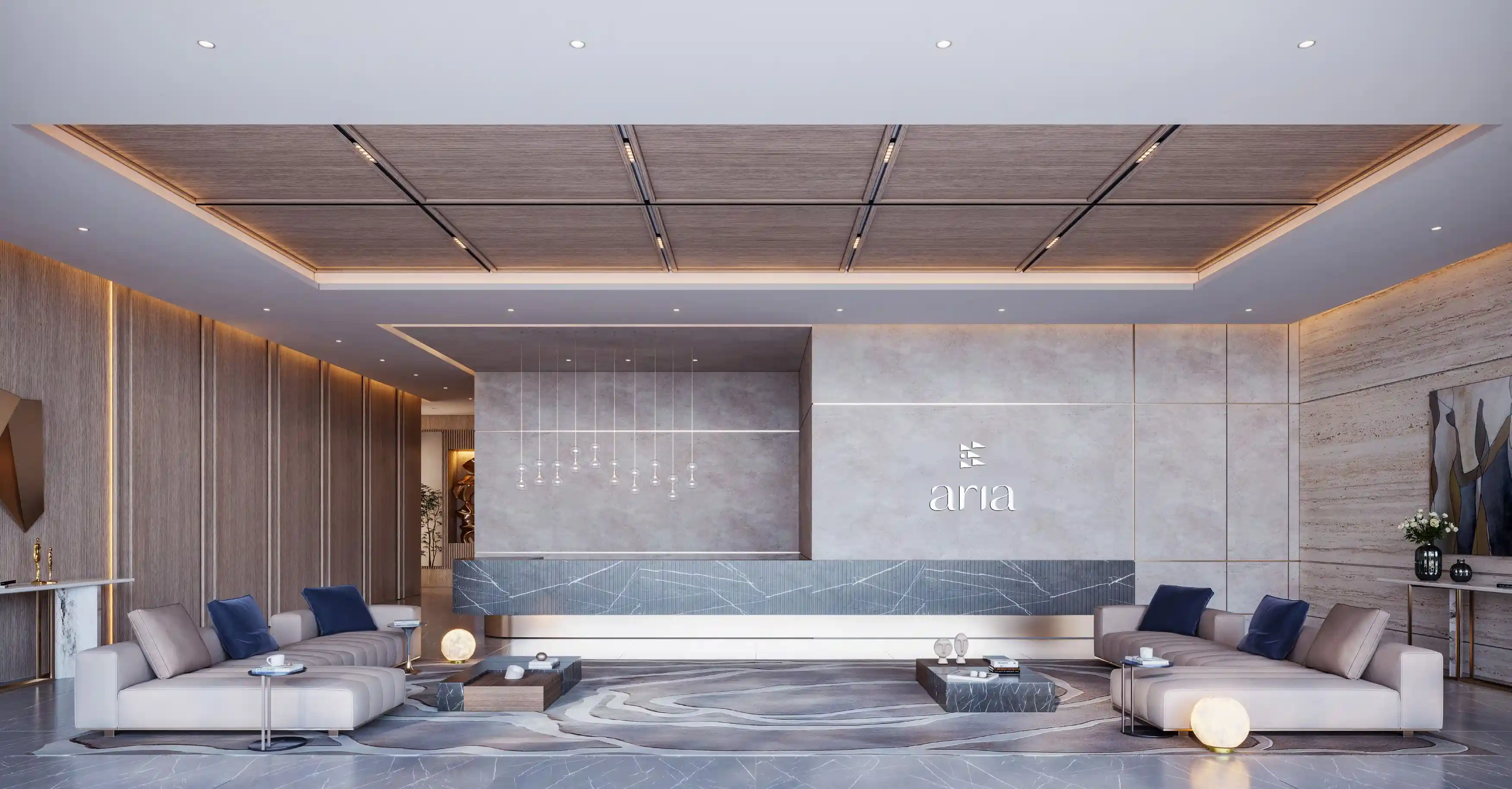 Aria Tower Reception Area