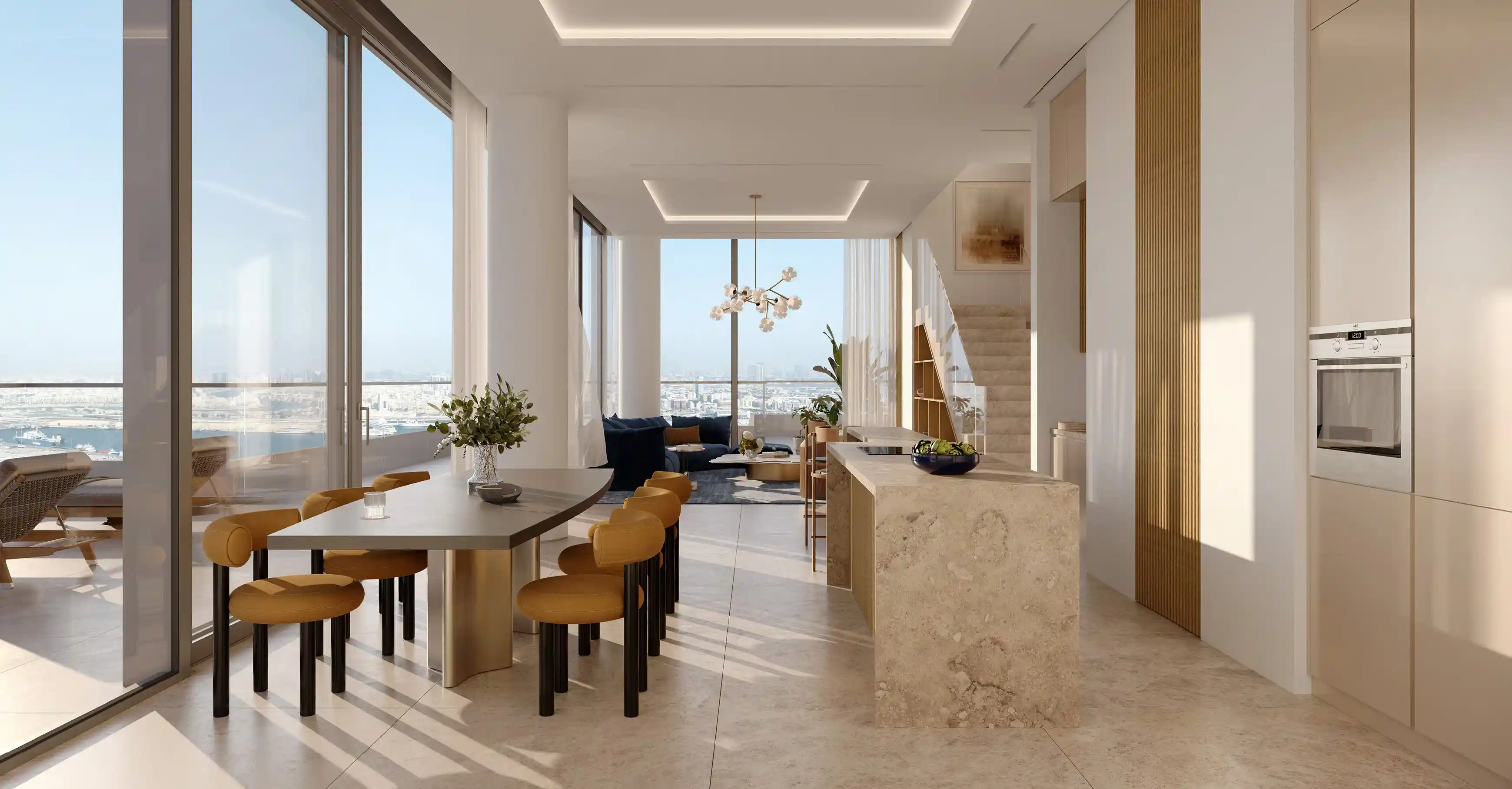 Aria Tower Kitchen & Dining Area