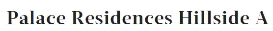 Palace Hillside A by Emaar at Dubai Hills Estate